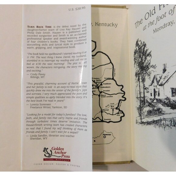 Turn Back Time Lisa Kay Hauser & Philip Dale Smith Signed 2000 Hardcover Jacket - Picture 3 of 6